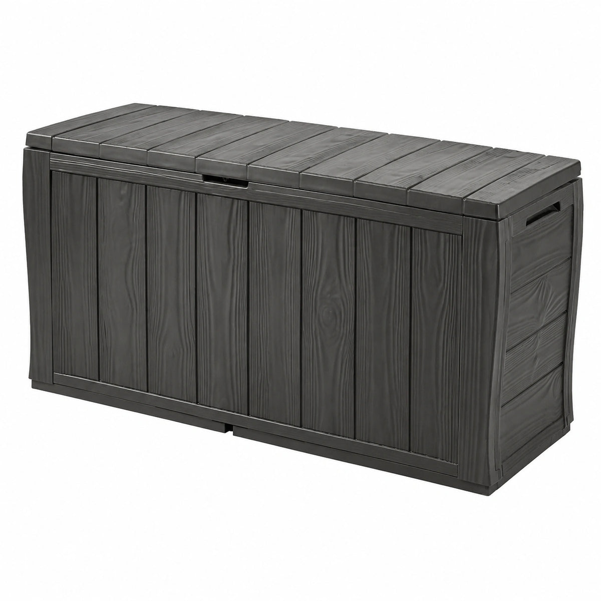 Keter Baule Sherwood in Resina, ruote incluse, 270 Lt di capacità contenitiva, 117 × 45 × 57.5 cm, Grafite