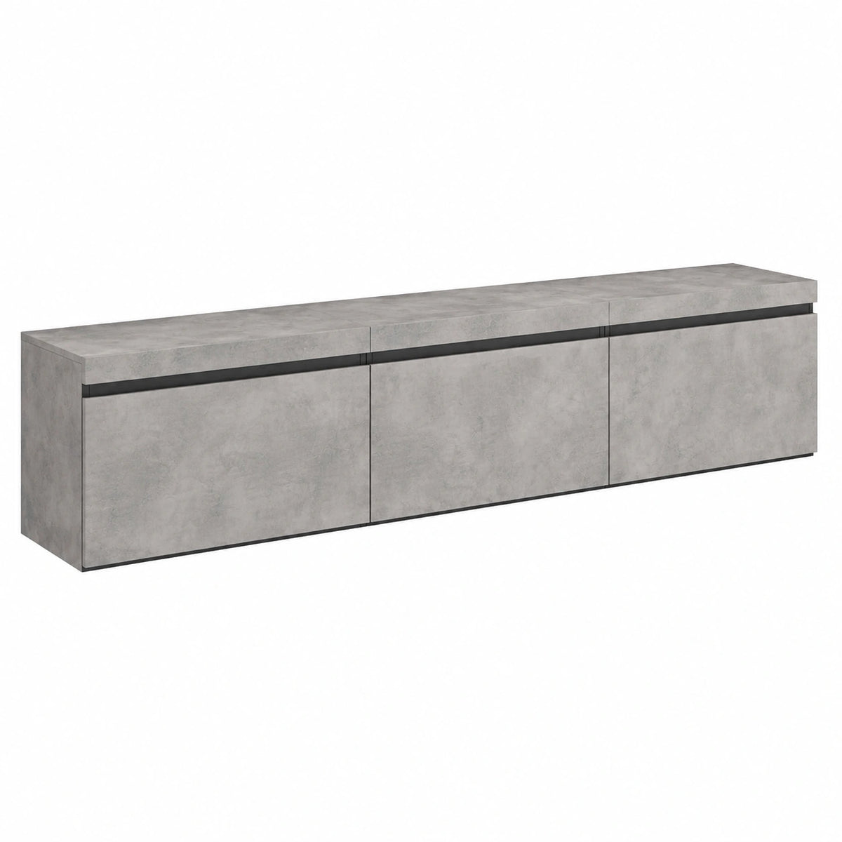 Mobile TV Soggiorno, Ampio spazio a disposizione, 240 × 45 × 35 cm, Sospeso, da appendere