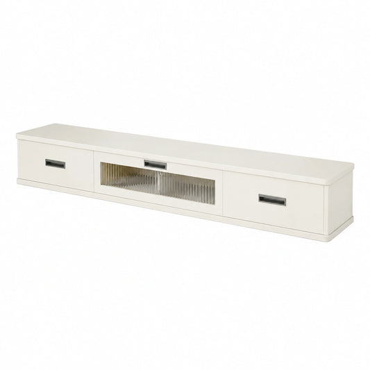 Mobile TV, Mobile TV Basso, Mensola Mobile TV 120, 140, 160 cm, Mensola Audio Video, Pensile Camera da Letto (Color: A