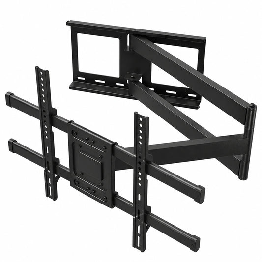 Supporto TV Parete con Braccio Articolato Extra Lungo 1040 mm per Schermi LCD, LED, OLED da 32-75 Pollici fino a 60 kg, Inclinabile, Orientabile
