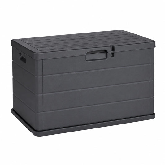Contenitore Stoccaggio, in Resina Antracite, Dimensioni 78L x 55l x 52H cm -