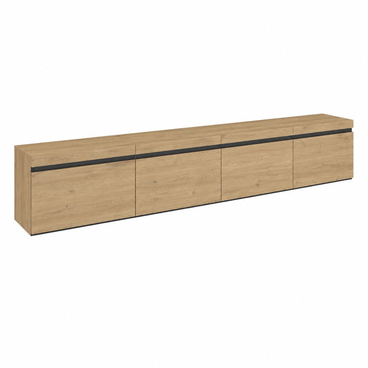 Mobile TV Soggiorno, Ampio spazio a disposizione, 320 × 45 × 35 cm, TV di grande formato, Sospeso